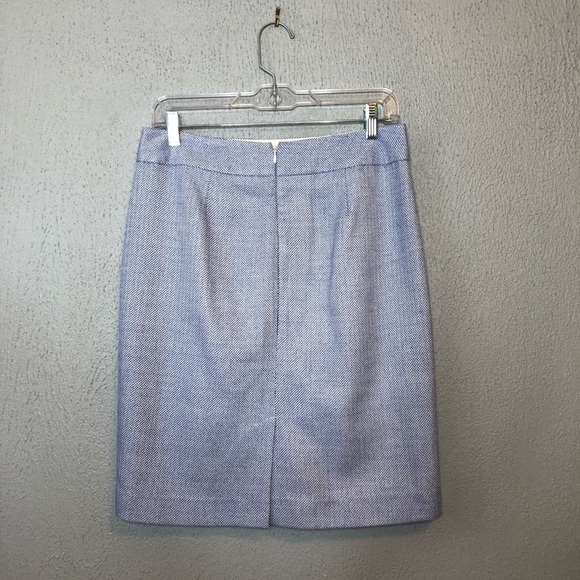 Banana republic blue and white mini skirt size 4 - Picture 8 of 10
